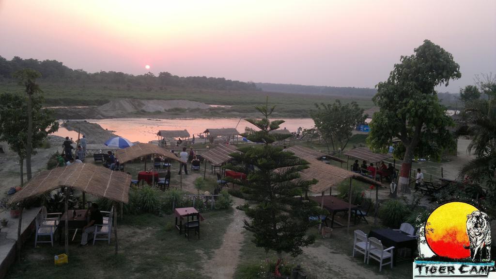 Chitwan Tiger Camp Hotel Sauraha Exterior photo